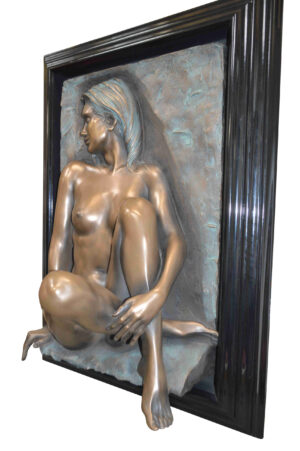 Bill mack Dimensional Adorned Bonded Bronze -  Size: 25"L x 37"W x 10"H.