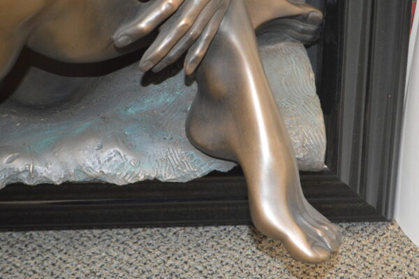 Bill mack Dimensional Adorned Bonded Bronze -  Size: 25"L x 37"W x 10"H.