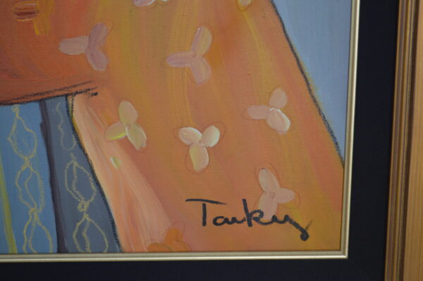 Tarkay painting, Limited Edition, Original Mixed Media -  41"x 49"