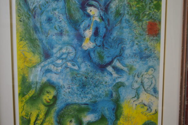 Magic Flute by Marc Chagall Limited Edition Lithograph -  42"L x 30"W x 2"H.