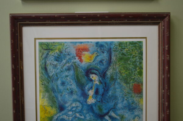 Magic Flute by Marc Chagall Limited Edition Lithograph -  42"L x 30"W x 2"H.