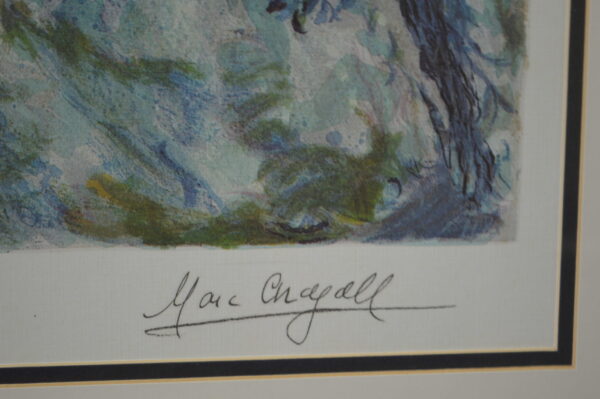 Sur la Route du Village by Marc Chagall Limited Ed. Lithograph -  40"x 34"x 2"