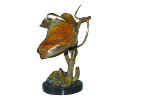 Double Monterey Bronze Statue -  Size: 14"L x 24"W x 21"H.