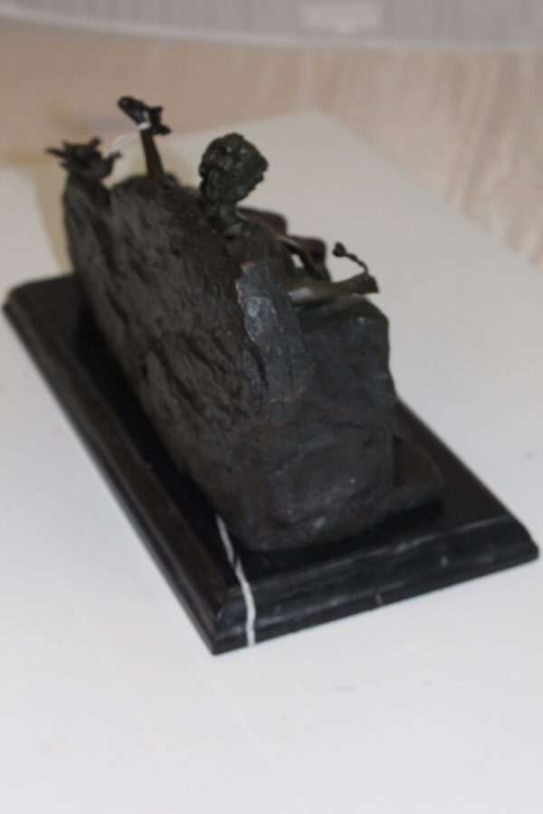 Two ladies Bronze Statue -  Size: 14.5"L x 7"W x 9"H.