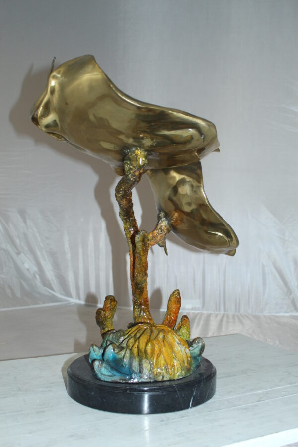 Double Monterey Bronze Statue -  Size: 14"L x 24"W x 21"H.