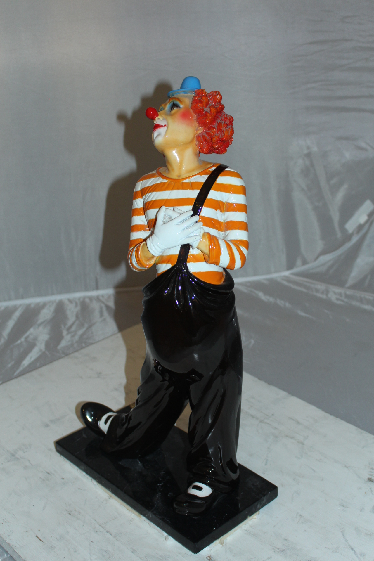 Clown - small Bronze Statue - Size: 12\