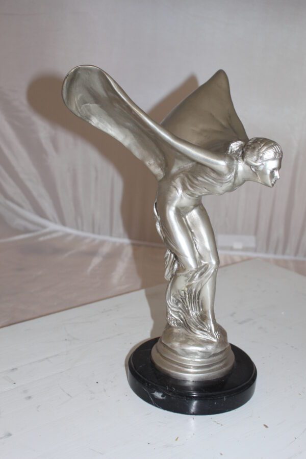 Rolls Royce -Small Bronze Statue -  Size: 9"L x 9"W x 14"H.