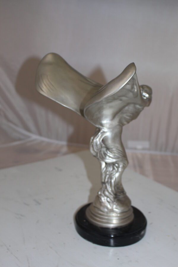 Rolls Royce -Small Bronze Statue -  Size: 9"L x 9"W x 14"H.