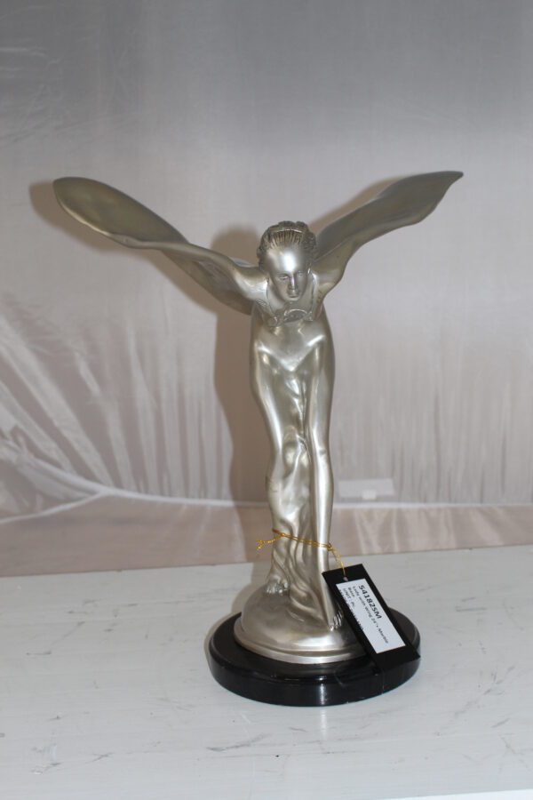 Rolls Royce -Large Bronze Statue -  Size: 14"L x 17"W x 18"H.