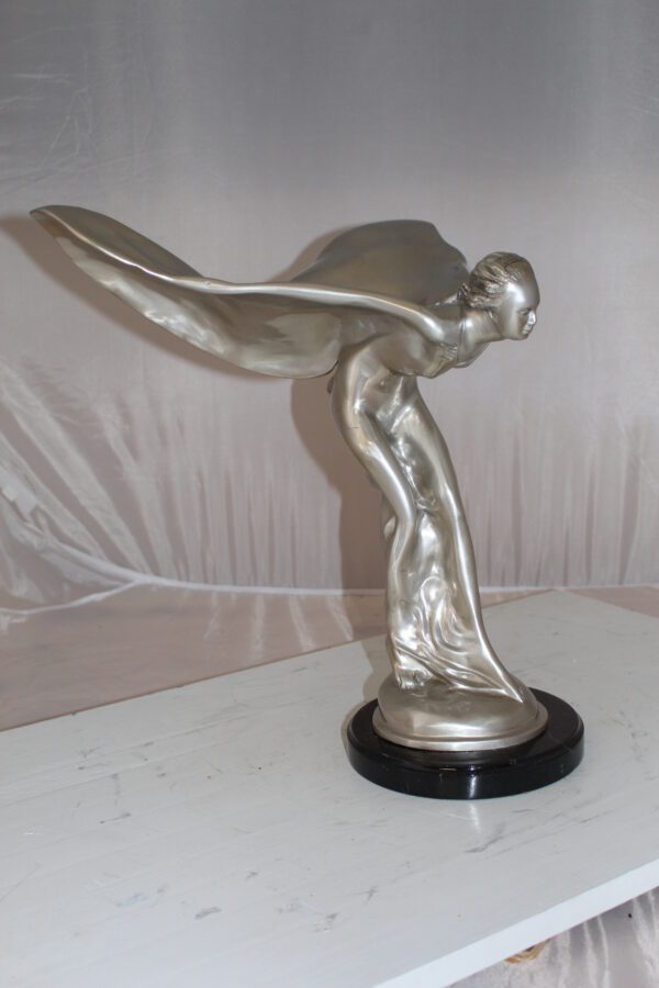 Rolls Royce -Large Bronze Statue -  Size: 14"L x 17"W x 18"H.