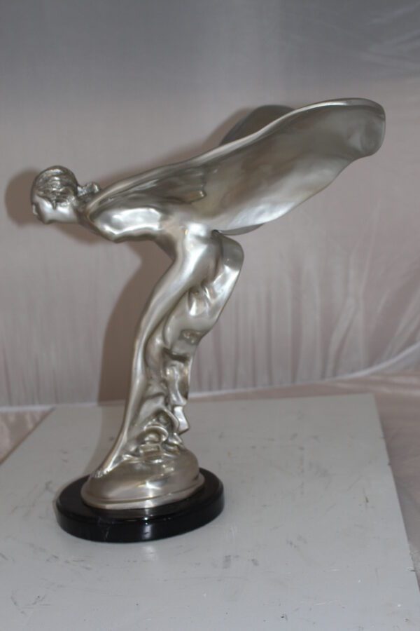 Rolls Royce -Large Bronze Statue -  Size: 14"L x 17"W x 18"H.