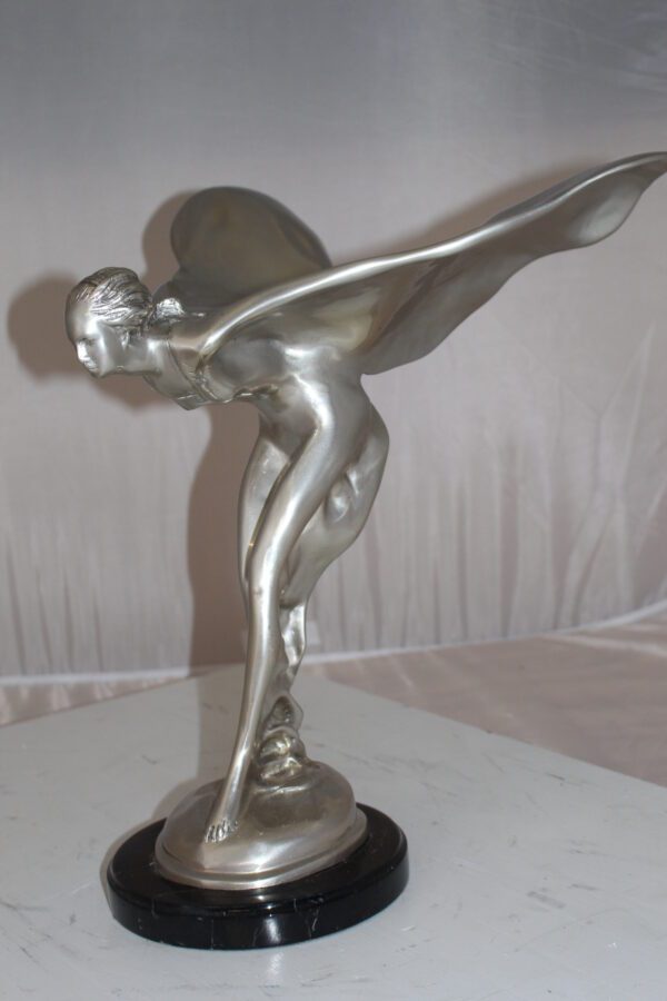 Rolls Royce -Large Bronze Statue -  Size: 14"L x 17"W x 18"H.