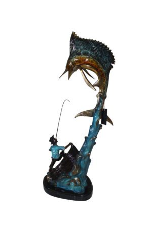 Buy Custom Made Clown With Saxaphone Statue, made to order from HC Bronze  and Marble Sculpture