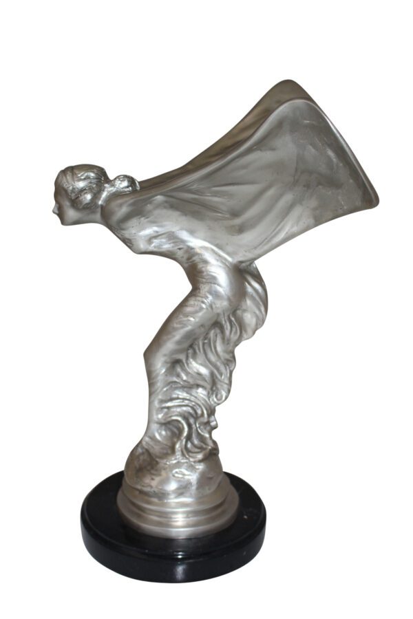 Rolls Royce -Small Bronze Statue -  Size: 9"L x 9"W x 14"H.