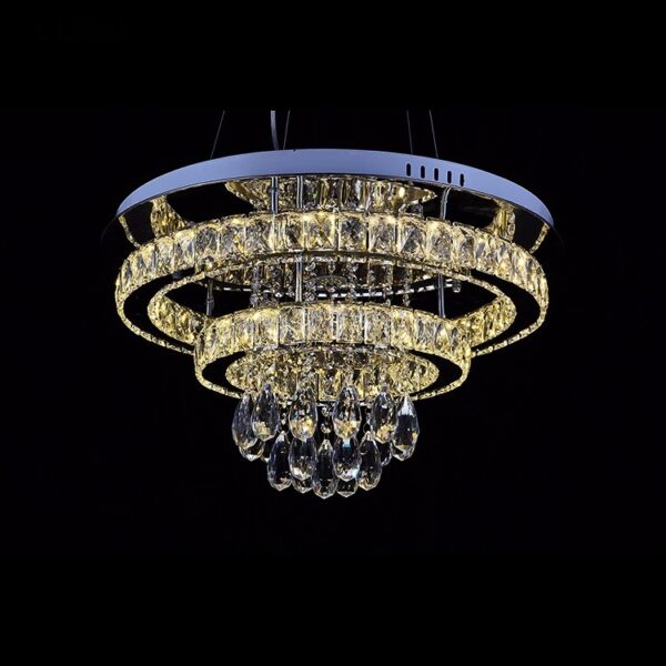 LED Chandelier Living Room 001 - Diameter Size is: 600 MM or approx 23.6 Inches