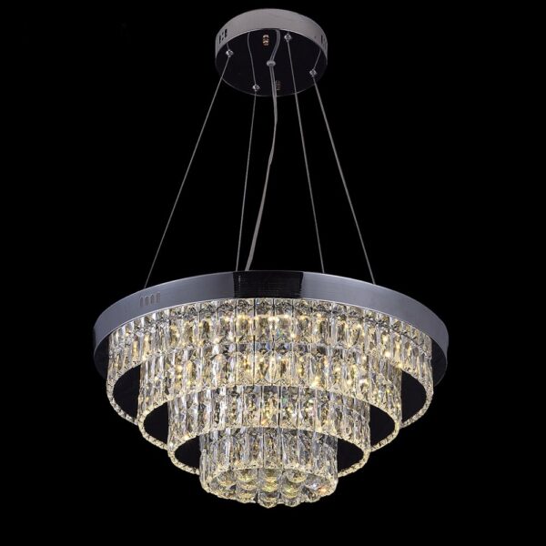LED Chandelier Small Modern - Diameter Size is: 500 MM or approx 19.7 Inches