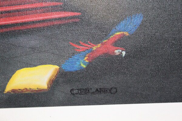 Orlando Quevedo Giclée Painting, Limited Edition -  Size: 21"L x 13.5"W