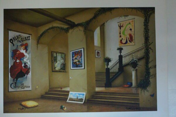 Orlando Quevedo Giclée - New View Painting -  Size: 21"L x 13.5"W