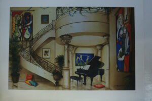 Orlando Quevedo Giclée - In The Mood For Love Painting -  Size: 21"L x 13.5"W
