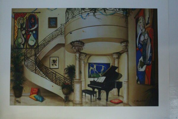 Orlando Quevedo Giclée - In The Mood For Love Painting -  Size: 21"L x 13.5"W