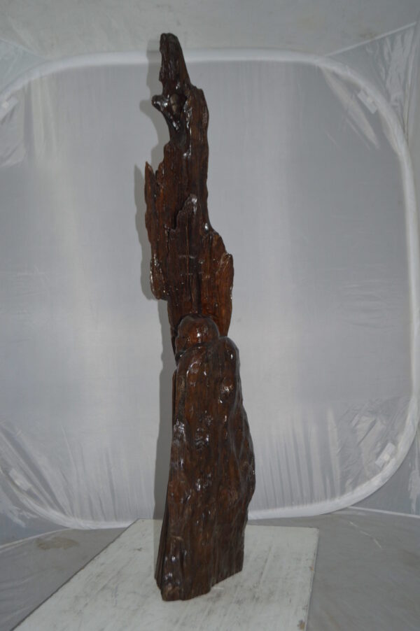 Wood Carved Buddha CC4 -  Size: 15"L x 10"W x 45"H. - Image 7