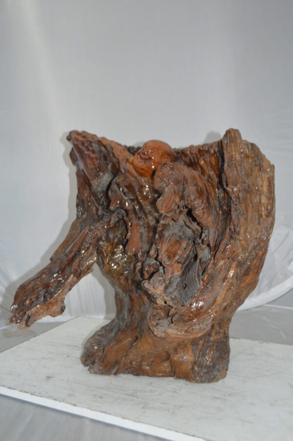 Wood Carved Buddha CC5 -  Size: 27"L x 24"W x 24"H. - Image 11