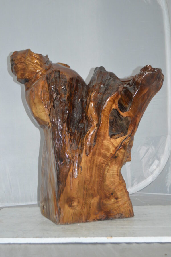 Wood Carved Buddha CC6 -  Size: 26"L x 20"W x 29"H. - Image 7