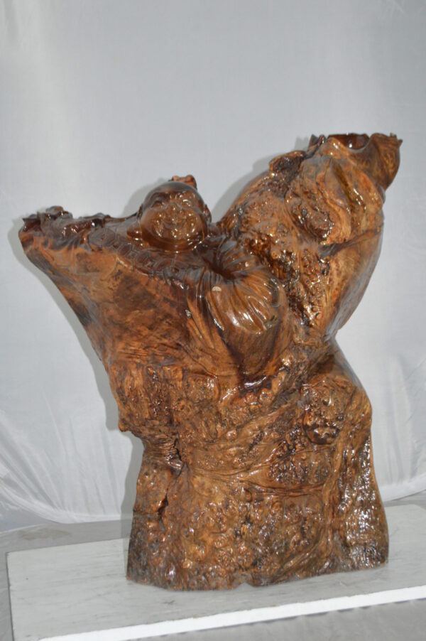 Wood Carved Buddha CC6 -  Size: 26"L x 20"W x 29"H. - Image 11