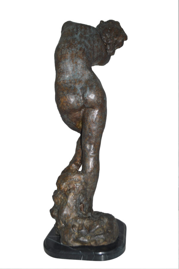 Eve Replica by Rodin Bronze Statue -  Size: 10"L x 10"W x 32"H. - Image 13