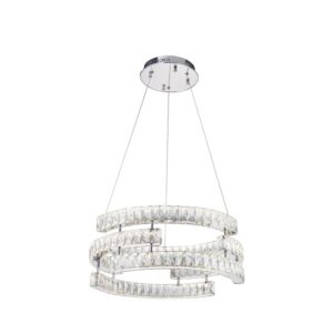 LED Chandelier Living Room 7141661 -  Size: 23.6""L x 23.6"W