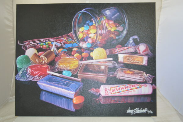 Candy - Painting on Canvas by Doug Bloodworth -  Size: 35"L x 28"W - Image 4