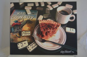 Pecan Pie - Painting on Canvas by Doug Bloodworth -  Size: 35"L x 28"W