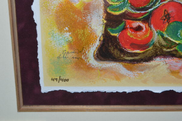 Floral Vase Painting By Zule -  Size: 42"L x 34"W - Image 6