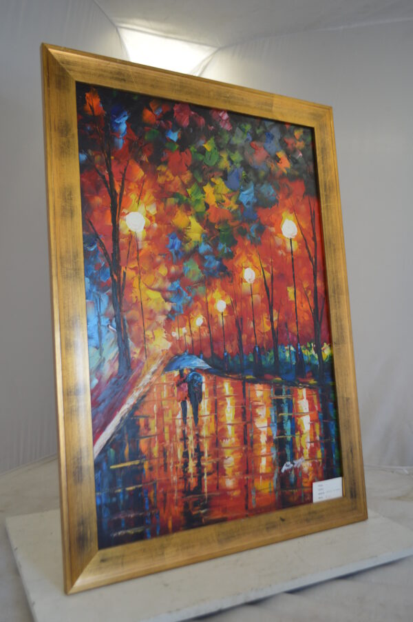 Paris Rain by Painting by unknown -  Size: 29"L x 41"W - Image 10
