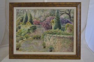 Garden Painting by unknown -  Size: 30"L x 24"W
