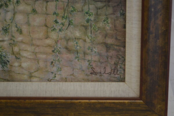 Garden Painting by unknown -  Size: 30"L x 24"W - Image 3