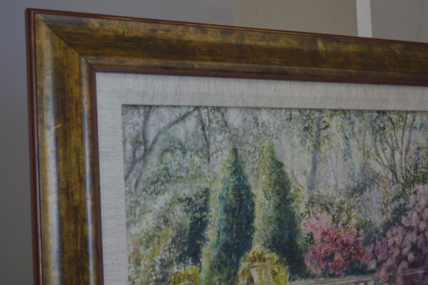 Garden Painting by unknown -  Size: 30"L x 24"W - Image 10