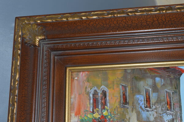 Venice Painting by J. Bowman -  Size: 49"L x 37"W - Image 11