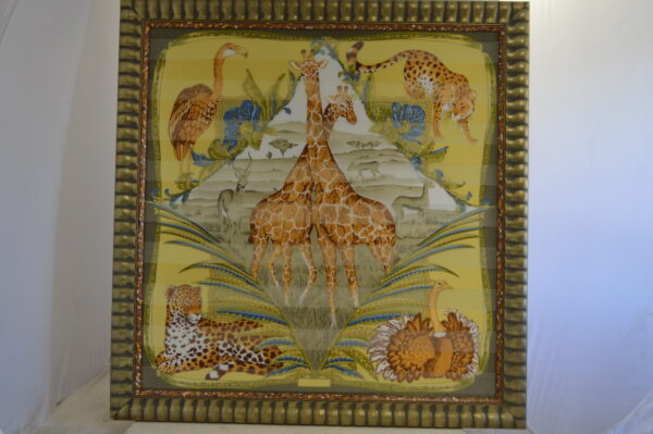 Serengeti Wild Life Painting by unknown artist -  Size: 42"L x 44"W - Image 2
