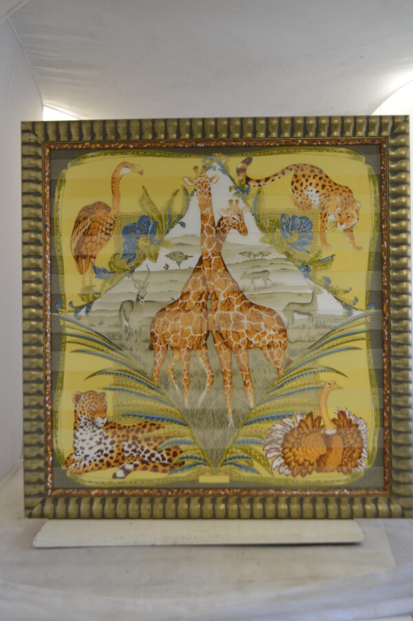 Serengeti Wild Life Painting by unknown artist -  Size: 42"L x 44"W