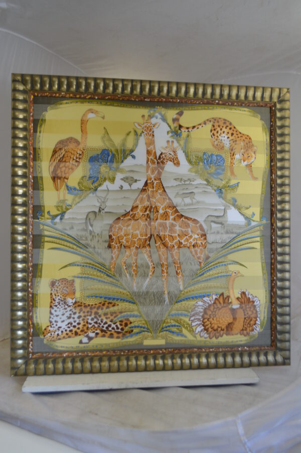 Serengeti Wild Life Painting by unknown artist -  Size: 42"L x 44"W - Image 10
