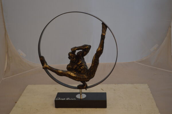 Gymnastic Resin Statue -  Size: 5"L x 17"W x 22"H. - Image 11