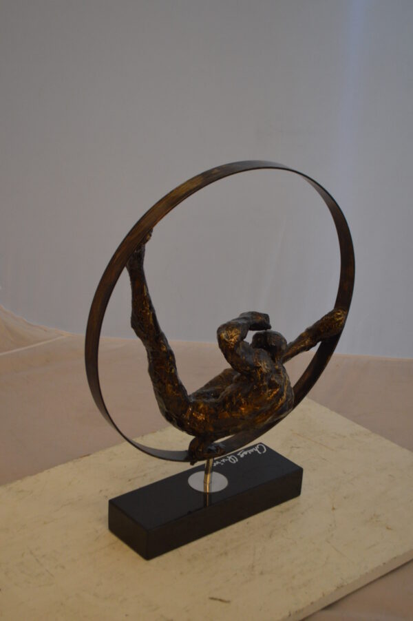 Gymnastic Resin Statue -  Size: 5"L x 17"W x 22"H. - Image 8