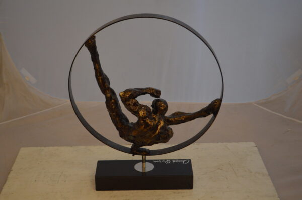 Gymnastic Resin Statue -  Size: 5"L x 17"W x 22"H. - Image 7
