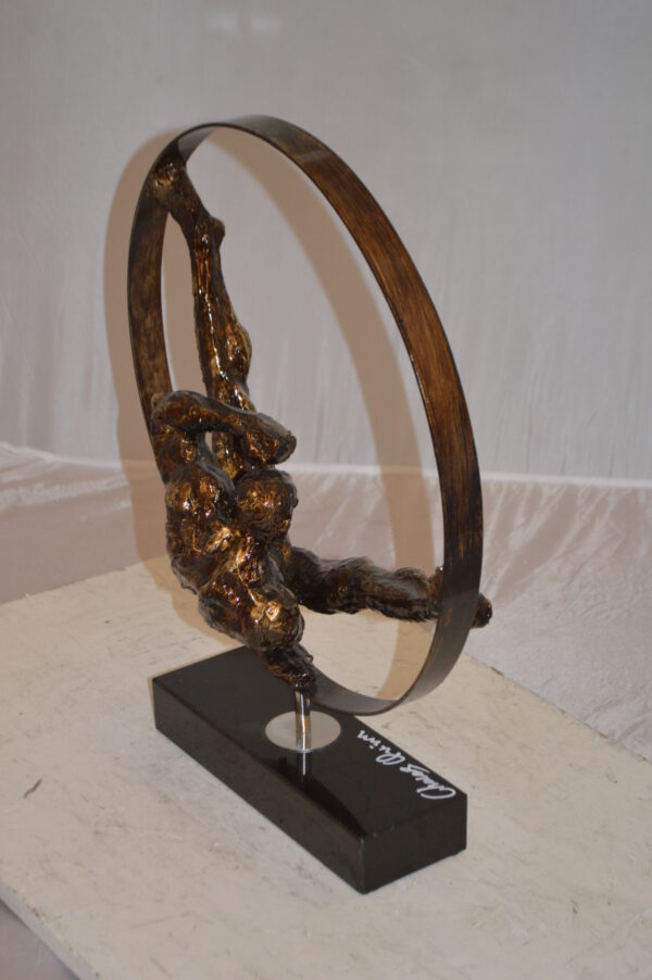 Gymnastic Resin Statue -  Size: 5"L x 17"W x 22"H. - Image 6