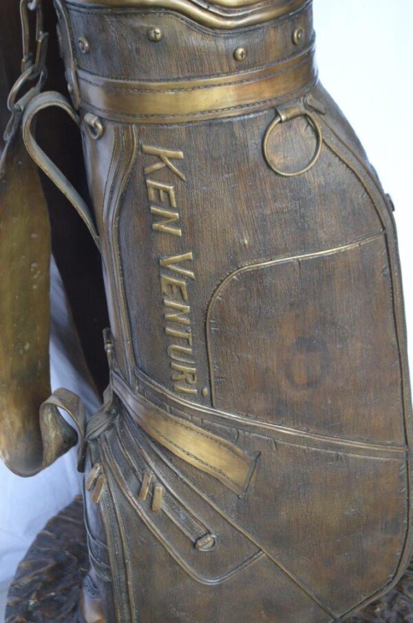 Golfer Ken Venturi Giant Bronze Statue -  Size: 32"L x 30"W x 80"H. - Image 3