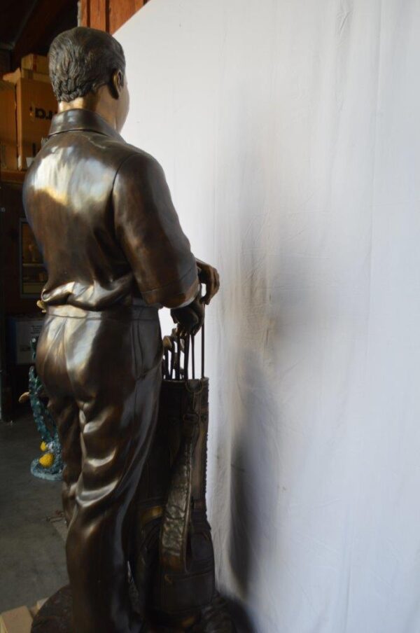 Golfer Ken Venturi Giant Bronze Statue -  Size: 32"L x 30"W x 80"H. - Image 13
