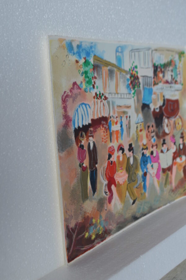 The Old Bakery Serigraph by Zule -  Size: 11"L x 14"W - Image 5
