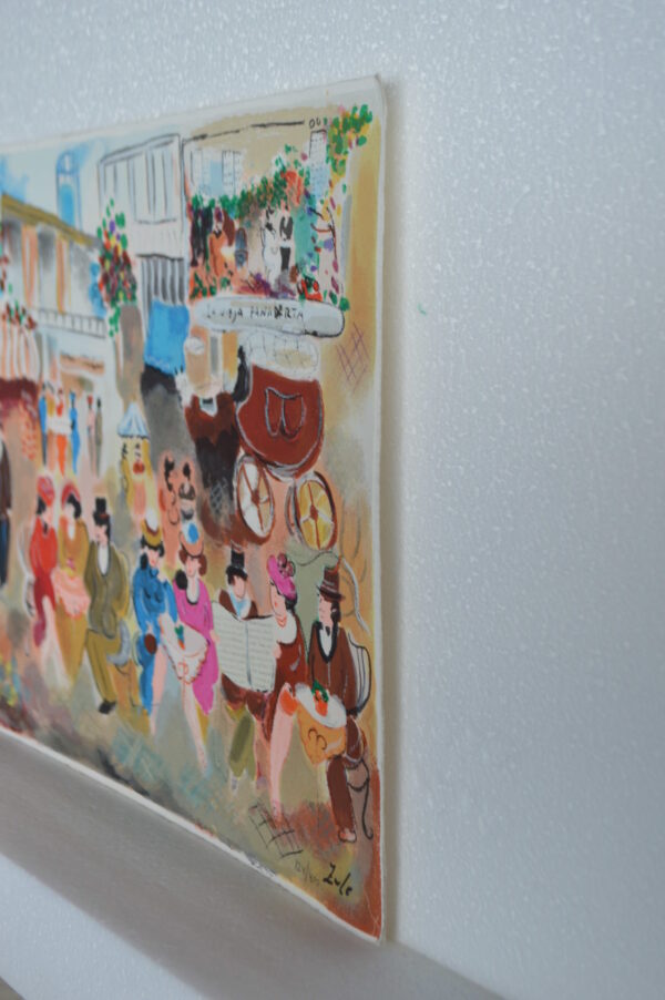 The Old Bakery Serigraph by Zule -  Size: 11"L x 14"W - Image 6