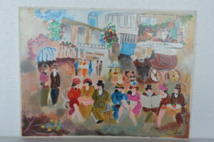 The Old Bakery Serigraph by Zule -  Size: 11"L x 14"W
